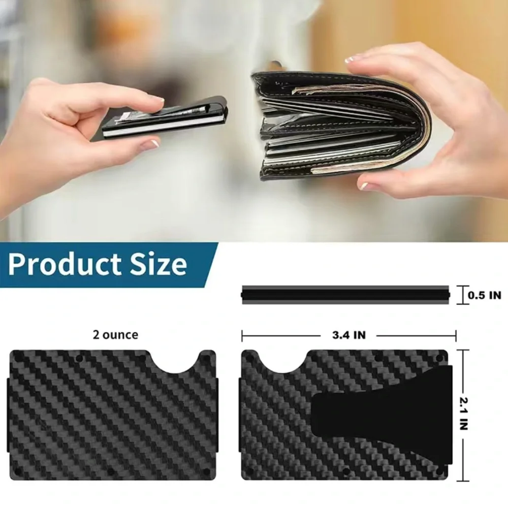 Men’s slim Wallet with RFID Blocking - NWT